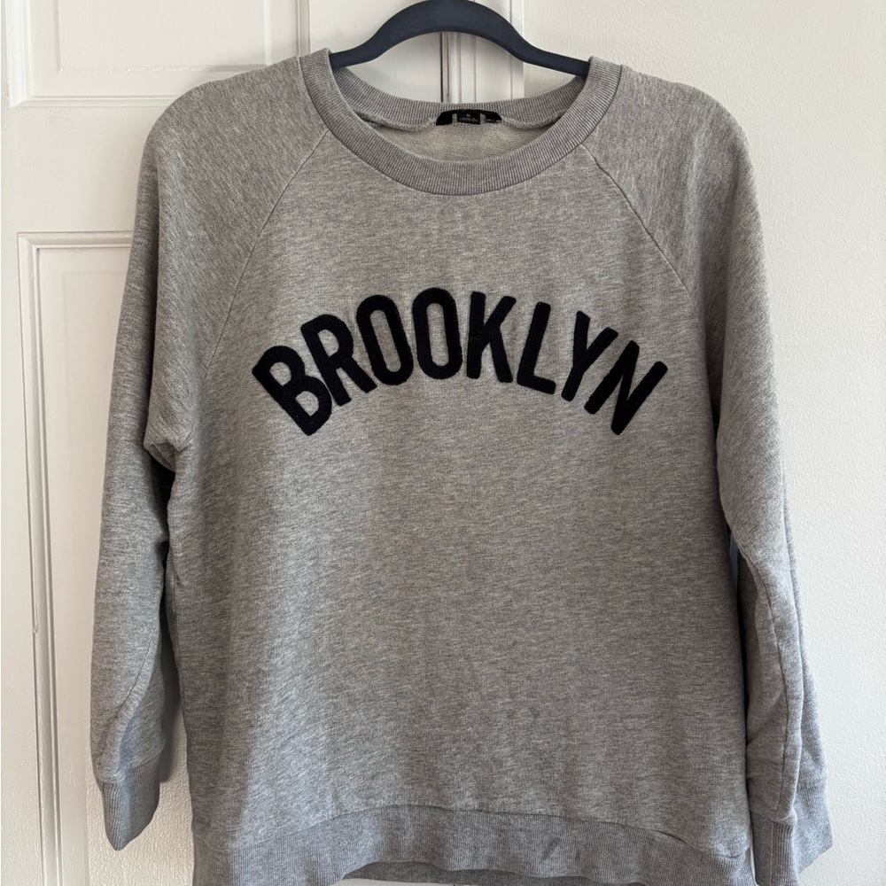J. Crew Gray Brooklyn Crew Neck Sweater